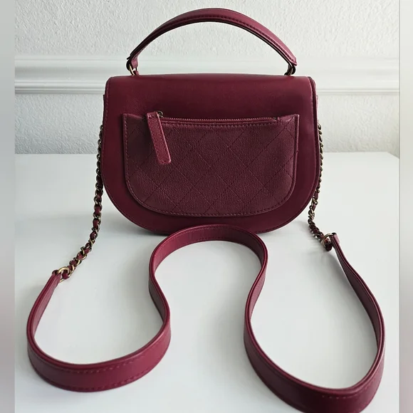 New Unused Chanel Bordeaux Coco Two-way Bag - Picture 2 of 14